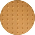 thumbnail image 1 of Ahgly Company Machine Washable Indoor Round Transitional Neon Orange Area Rugs, 5' Round, 1 of 7