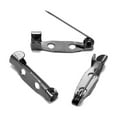 thumbnail image 3 of WINDLAND 50pcs Safety Brooch Pins Bar Pins Secure Back Clasp with Back Bar Fastener For Handcraft Sewing And Jewelry Making Use, 3 of 20