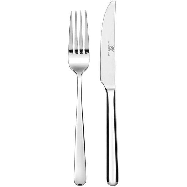 Royal Flatware RF1260FK, Dutchess Heavyweight Fork and Knife, 18/10