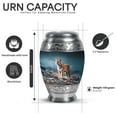 thumbnail image 2 of Yatskia Mountain Tiger with Bison Mini Cremation Urns for Human Ashes Adult Men and Women, Little Keepsake Urn for Ashes Adult, (Monar Pack of 4, 3 Inch), 2 of 8