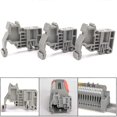 thumbnail image 2 of E/ Din Rail Terminal Blocks End Stopper Bracket Grey,Terminal Block Connector(Pack Of 100), 2 of 5