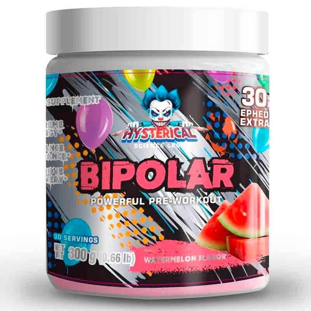 Pre entrenamiento óxido nítrico HYSTERICAL BIPOLAR 30 SERV blanco Hysterical