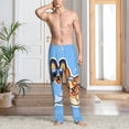 thumbnail image 6 of Lsque Bluey Print Men's Pajama Pants, Lounge Pant - Comfortable Home Wear,Elastic Waistband, Stylish Design-XX-Large, 6 of 9