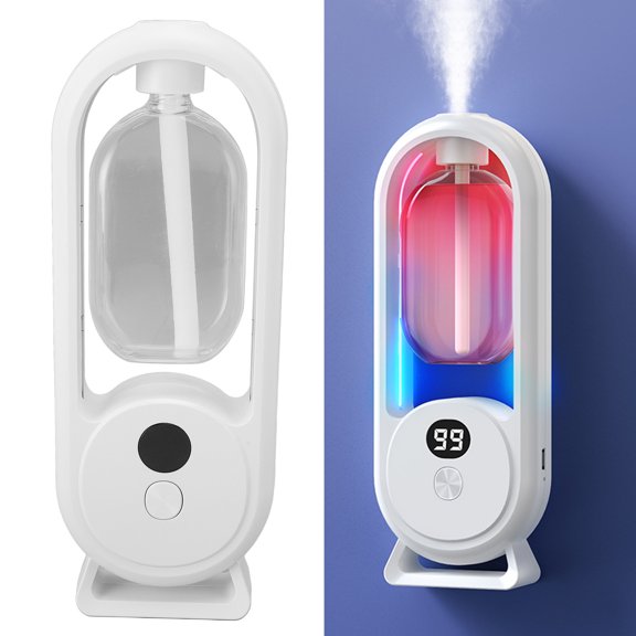 Difusor De Aromaterapia Automatizado, Pulverizador Difusor Automático Inteligente De Cinco Velocidades, Desodorante Para Inodoro, Recargable, Montado En La Pared, Inalámbrico