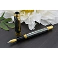 thumbnail image 4 of Xezo Xezo Maestro® 18K Gold Plated Fountain Pen (Medium Nib) - Tahitian Black Mother of Pearl, 4 of 10
