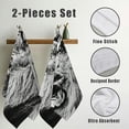 thumbnail image 3 of WYYP Funny Kitchen Towels for Kitchens, Bathrooms, and Showers - 2 Pack Microfiber Hand Towels 27.5*16in, 3 of 6