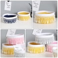 thumbnail image 4 of Nestingho 1Ud Organizador De Amarillo De Tela Resistente Con Y Borlas, 4 of 8