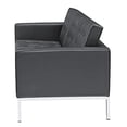 thumbnail image 4 of Fine Mod Imports Button Sofa in Leather in Red Leather, 4 of 5