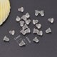 thumbnail image 3 of 200 piezas de cierres para aretes de silicona transparentes hipoalergénicos OwlkOrmy, 3 of 7