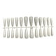thumbnail image 3 of Qarigey 24 piezas de barniz de diseño de ataúd de uñas postizas puntas de uñas artificiales extralargas suministros de manicura estilo Arte de uñas blanco, 3 of 6