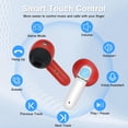 thumbnail image 4 of Paquete de 2 auriculares inalámbricos FEFURS para niños con micrófono Android iOS, 4 of 7