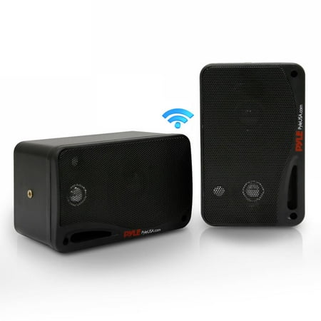 PYLE PDWR42BBT - 3.5” Bluetooth Home Speakers, 3-Way Indoor/Outdoor Speaker System, 200