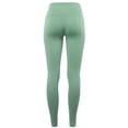 thumbnail image 3 of A2Y Women's High Waist Super Soft Cotton Full Length Leggings Light Green L, 3 of 6
