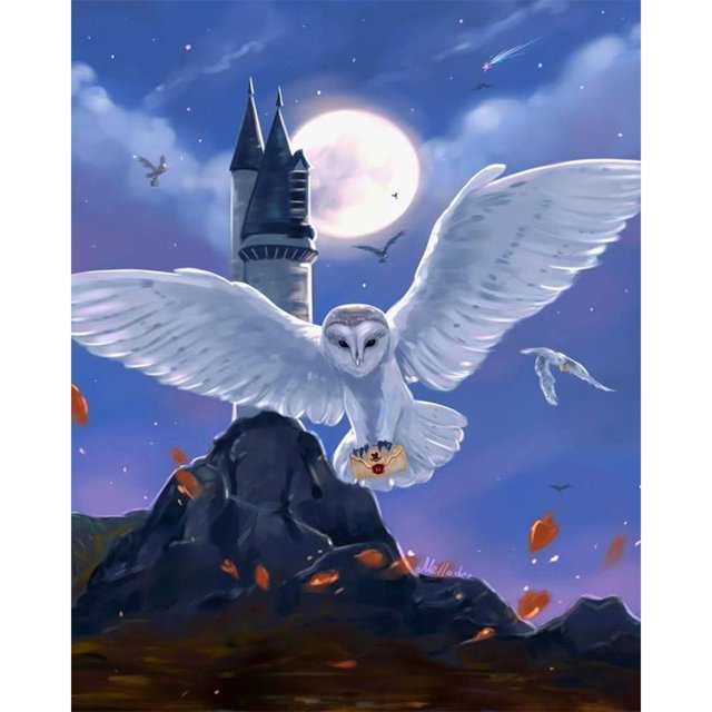 Bordado de hilo Harry Potter Academy punto de cruz completo 11CT algodón DIY impreso Hugtrwg Para estrenar