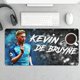 thumbnail image 5 of Kevin De Bruyne alfombrilla de escritorio/mesa extra-grande con base antideslizante de cuero y diseño temático; versátil para escritorios de ordenador, mesas de comedor, etc. 30 × 60 cm, 5 of 6