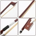 thumbnail image 5 of 3 /4 Musical Instruments Arbor Violin Bow Horsehair Violin Bow 1/4 Violin Bow 1/4 Size Violin Bow Student Child, 5 of 6