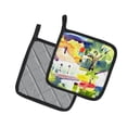 thumbnail image 2 of Carolines Treasures 6131PTHD Houses Pair of Pot Holders , 7.5HX7.5W, multicolor, 2 of 3