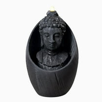 Hi-Line Gift Ltd. 22" H Buddha Head Water Fountain LEDs