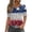 501_Blue, variant on MEICHEN Womens Graphic Tees 4Th of July Round Neck American Flag Short Sleeve Independence Summer Shirt Summer 250th Anniversary Tops