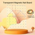 thumbnail image 3 of Rubber Band Peg Board, Geometry Board Double Sided Comprehensive Tools 80 Pins  for Classroom, 3 of 7