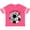 Football Pink and White, variant on Inktastic I'd Rather Be Playing Soccer Boys or Girls Toddler T-Shirt