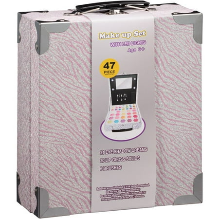 Make Up Set with LED Lights, 47 pc