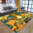thumbnail image 4 of Alfombra de baño de franela antideslizante de Pikachu, alfombra rectangular de dibujos animados de Pokémon, Alfombra de piso para puerta de cocina, alfombra de baño para sala de estar, decoración del, 4 of 4