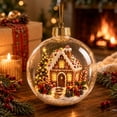 thumbnail image 3 of Glowing Christmas Story Ornament Ball Warm Light & Shatterproof for Christmas Tree Window Mantel Shelf Branch Christmas Decoration by MPOISVA, 3 of 8