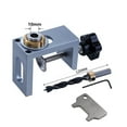thumbnail image 2 of 8/10/12Mm Dowel Drill Guide Jig Rebound Cabinet Wood Punching Locator Auxiliary 10Mm, 2 of 8