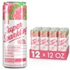 Vita Coco Sparkling Coconut Water, Super Sparkling Grapefruit, 12 oz Can (Pack of 12)