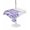 Purple, variant on Outdoor Tablecloth with Umbrella Hole for Patio/Picnic/Party/Camping, Purple Weeping Leaves Waterproof Table Cloth Rectangle Table Cover Washable, Farmhouse Pastoral Botanical (54"x 80")
