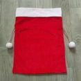 thumbnail image 3 of 50×70CM Christmas Santa Drawstring Gift Bag 2025 - Red Velvet Holiday Present Pouch with Drawstring Closure, Festive Santa Design for Christmas Presents and Decorations, 3 of 3