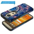 thumbnail image 4 of Moto E5 Plus Case, Moto E5 Supra Case,KAESAR Hybrid Dual Layer Shockproof Hard Cover Graphic Fashion Cute Colorful Silicone Skin Case for Moto E5 Plus (Mandala), 4 of 5