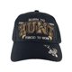 thumbnail image 2 of Top Headwear al aire libre nacido para cazar forzado a trabajar Gorra de béisbol - Negro TOP HEADWEAR Gorra de béisbol, 2 of 2