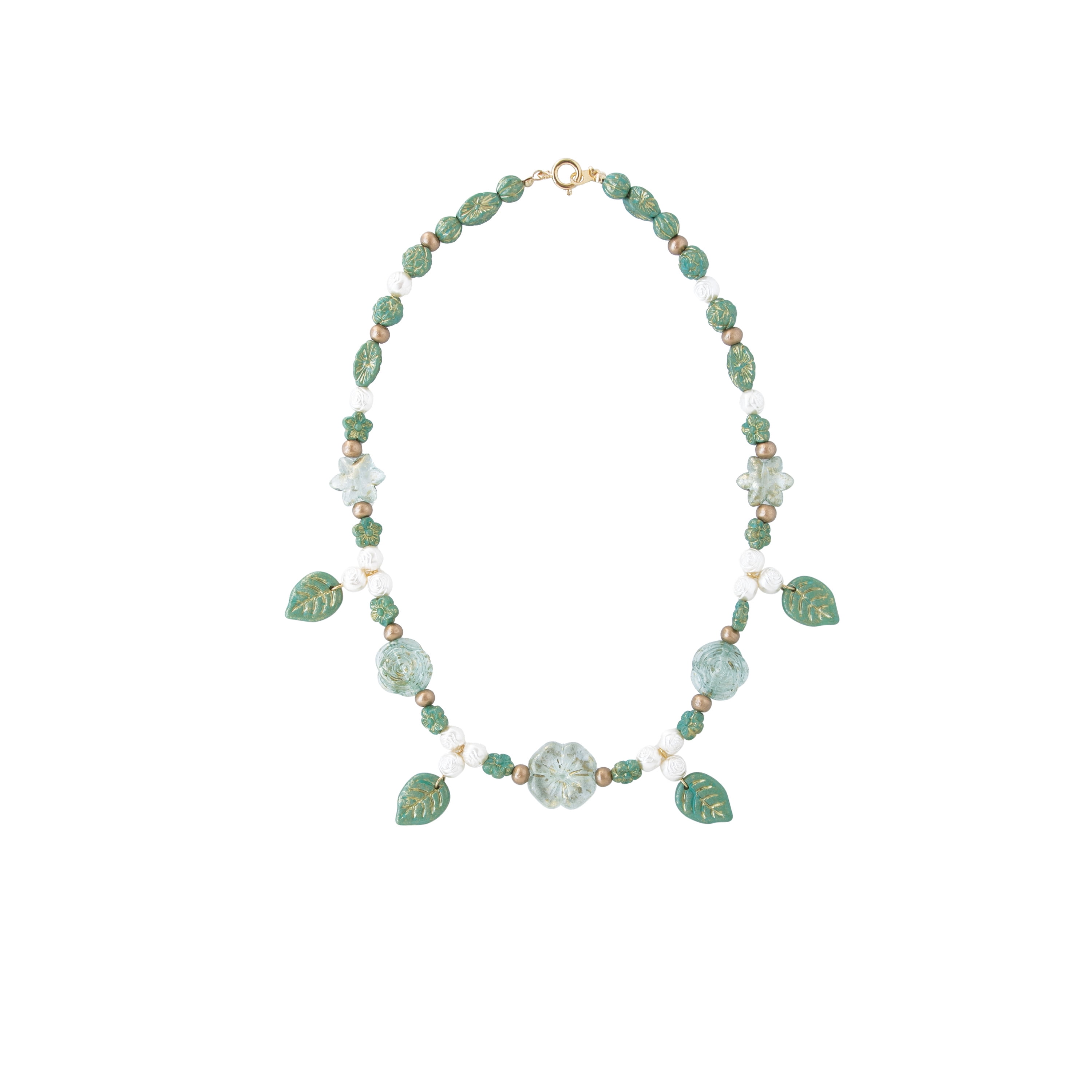 The Beadery Craft Products Green Pearl Bead Mix