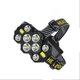 thumbnail image 4 of Linterna frontal recargable, 1000 lúmenes, brillante, 10 LED, 8 + 2 modos, luz de cabeza con luz roja para adultos, linterna de cabeza impermeable para correr al aire libre, caza, camping, senderismo ShuxiuWang 1327537009801, 4 of 5