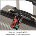thumbnail image 3 of Square 2Pack PU Leather Dachshund Cruise Luggage Tag with Privacy Cover and Name ID Tag for Travel Handbags Backpacks Luggage Tags, 3 of 6