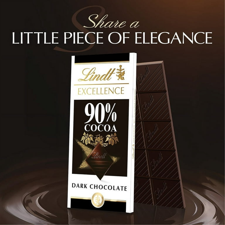 Lindt Excellence 90% Cocoa Dark Chocolate Candy Bar - 3.5 Oz. : Target