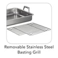 thumbnail image 2 of Tramontina Prima 15" Roasting Pan with Basting Gri, 2 of 5