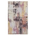 thumbnail image 1 of Klarna 5' x 7' Washable Area Rug, Ivory and Purple, 1 of 7