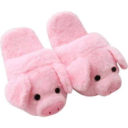 

CoCopeanut Women s slippers Furry slippers Winter slippers Warm slippers Animal slippers Rabbit slippers Pig slippers Home slippers Cute slippers