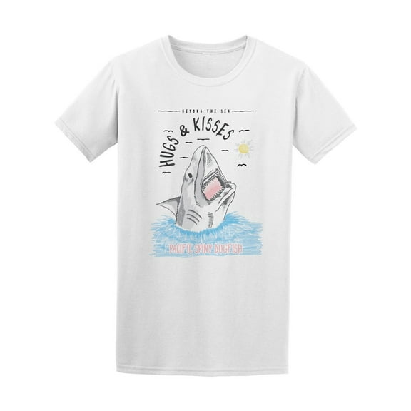 Hugs & Kisses Shark Attack  Tee Men's -Image by Shutterstock