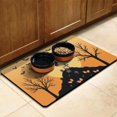 thumbnail image 3 of Pumpkin Skull Bat Spider Dog Mat for Food and Water Happy Halloween Pumpkin Ghost Absobing Durable 17x30 Inch Pet Food Mat Dog Feeding Mat EcoFriendly Durable Pet Placemat, 3 of 7