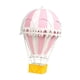 thumbnail image 5 of Adorno de globo aerostático para colgar en la pared, fotografía, estilo retro Rosa, 5 of 9