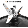 thumbnail image 4 of 2024 Lames de Rechange pour Mixeur Nutri Ninja, 4 of 5