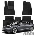 thumbnail image 2 of WENNEBIRD Custom Fit Car Floor Carpet Mats for 2017-2022 Tesla Model 3, 2 of 12
