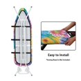 thumbnail image 3 of HELLHERO Butterfly Soft Fabric Ironing Board Cover 3 Fasteners Easy to Clean Replacement Ironing Board Dust-Proof Cover for Table Top, 3 of 4