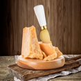 thumbnail image 4 of 5 Pieces Gold Cheese Knives Set Stainless Steel Cheese Knives Collection Cheese Cutter with Marble Handle Cheese Slicer Butter Spreader for Kitchen Christmas, Thanksgiving, Wedding, 4 of 7