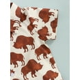 thumbnail image 6 of Qmyliery Kids Boys Shorts Set, Short Sleeve Cow/Cow Head Print Shirt with Shorts Summer Outfit, 6 of 9