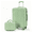 Green, variant on Carry on Luggage 2-Piece Luggage Sets ABS/PC Hard Shell Lightweight Durability Luggage Case with Combination Lock+360°Spinner Wheels Suitcase(Black,14+20Inch)